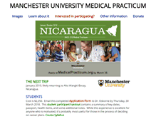 Tablet Screenshot of medicalpracticum.org